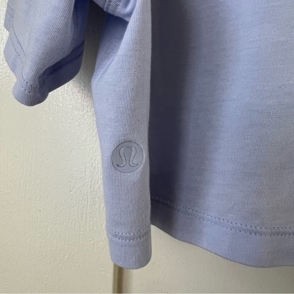 Lululemon All Yours Cropped T-Shirt (Size 4 in pastel blue) - Picture 4 of 9
